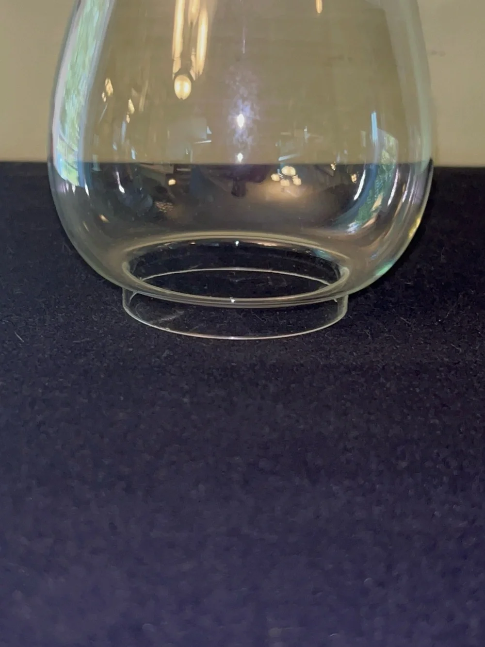 Clear Glass Hurricane lamp shade/ Chimney